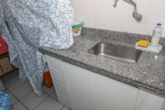 Cozinha de apartamento à venda com 1 quarto, 48m² em Perdizes, São Paulo