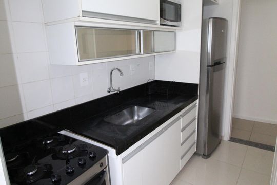 Cozinha de apartamento para alugar com 3 quartos, 77m² em Jardim das Colinas, São José dos Campos