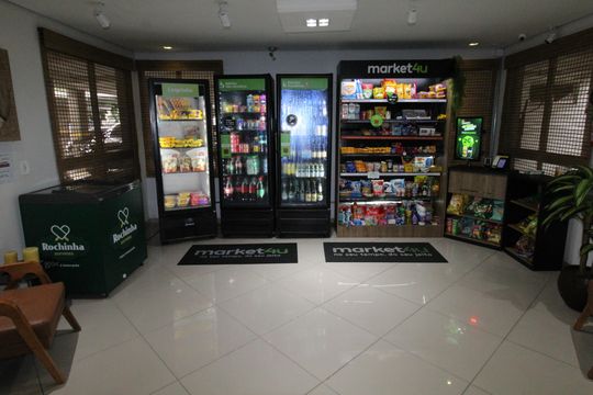 Área comum - Mini Mercado de apartamento para alugar com 3 quartos, 77m² em Jardim das Colinas, São José dos Campos