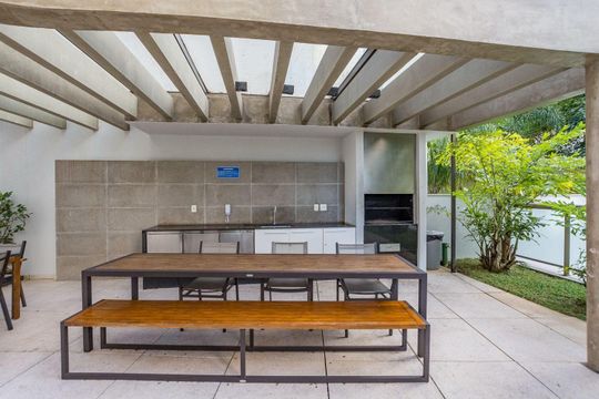 Área comum - Churrasqueira de apartamento para alugar com 3 quartos, 201m² em Vila da Serra, Nova Lima