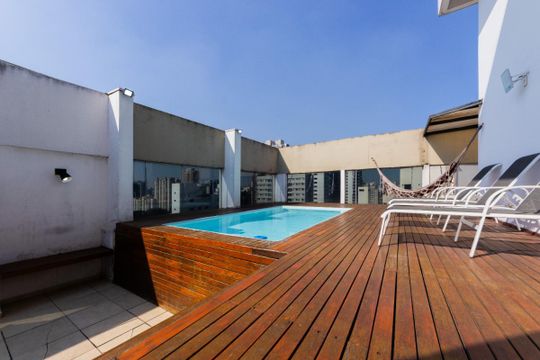 Área externa de apartamento à venda com 5 quartos, 447m² em Campo Belo, São Paulo