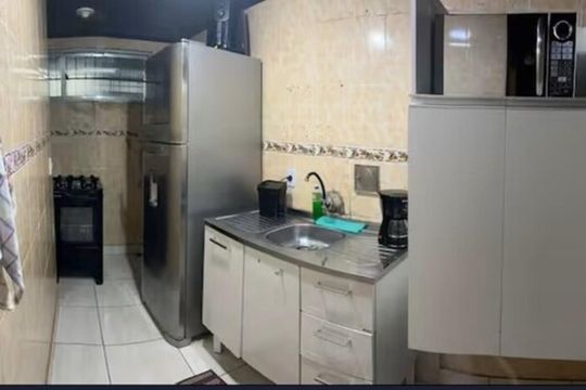 Cozinha de apartamento para alugar com 1 quarto, 35m² em Recreio dos Bandeirantes, Rio de Janeiro