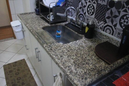 Cozinha de apartamento à venda com 2 quartos, 62m² em Osvaldo Cruz, São Caetano do Sul
