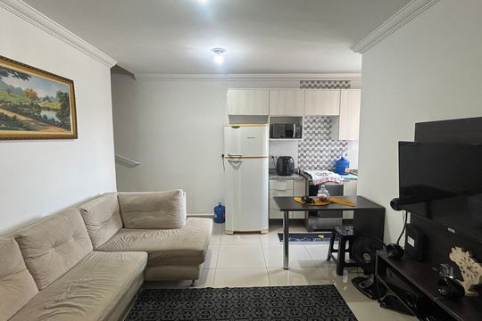 Sala - Sala de Jantar de apartamento à venda com 2 quartos, 102m² em Jardim Santo André, Santo André