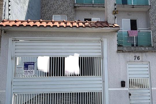 Fachada de apartamento à venda com 2 quartos, 102m² em Jardim Santo André, Santo André