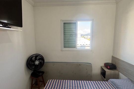 Quarto 1 de apartamento à venda com 2 quartos, 102m² em Jardim Santo André, Santo André