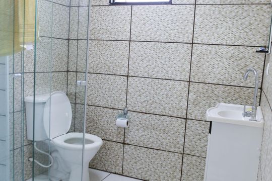 Banheiro de apartamento para alugar com 2 quartos, 52m² em Jardim Esmeralda, São Paulo