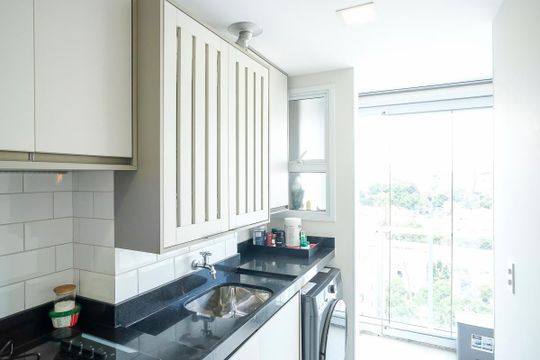 Área de serviço de apartamento à venda com 2 quartos, 65m² em Boa Vista, São Caetano do Sul
