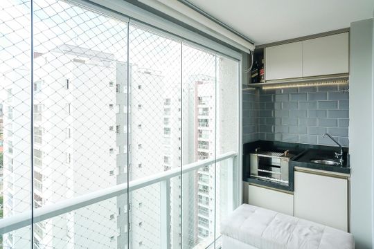 Varanda gourmet de apartamento à venda com 2 quartos, 65m² em Boa Vista, São Caetano do Sul