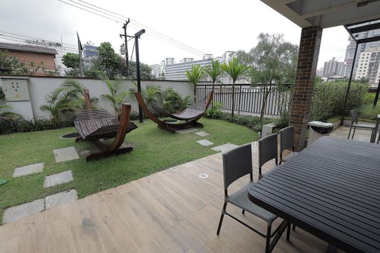 Área comum de apartamento à venda com 3 quartos, 117m² em Vila Assunção, Santo André