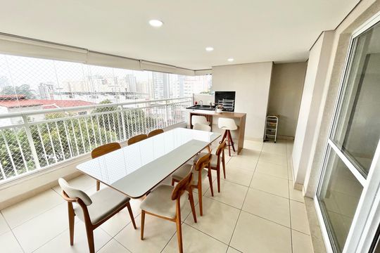 Varanda da Sala de apartamento à venda com 3 quartos, 120m² em Santa Teresinha, São Paulo