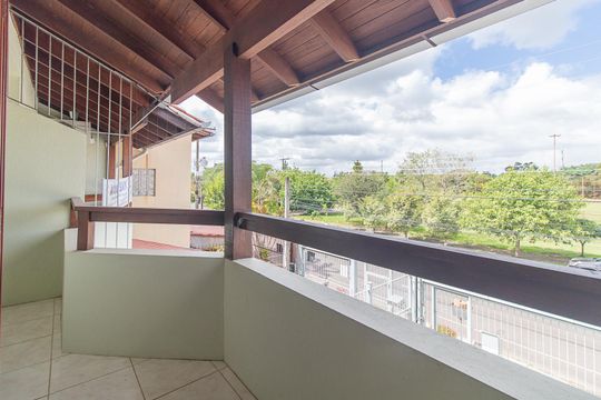 Varanda do Quarto 3 de casa à venda com 3 quartos, 187m² em Aberta dos Morros, Porto Alegre