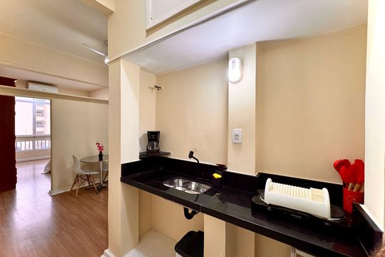 Studio de apartamento para alugar com 1 quarto, 45m² em Copacabana, Rio de Janeiro