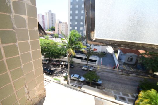 Área de Serviço - Vista de apartamento à venda com 1 quarto, 50m² em Cambuí, Campinas