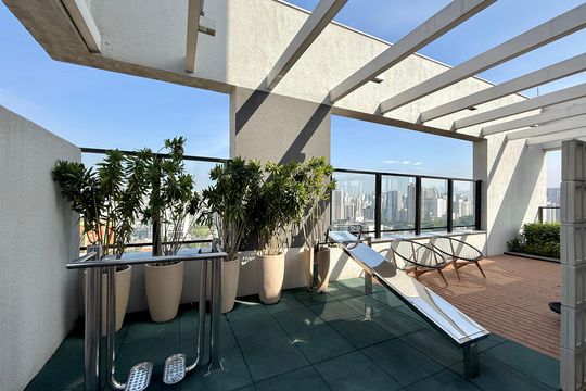 Academia ar livre de apartamento à venda com 2 quartos, 113m² em Brooklin, São Paulo
