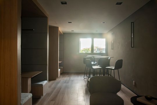 Área comum - Coworking de kitnet/studio para alugar com 1 quarto, 42m² em Vila Clementino, São Paulo