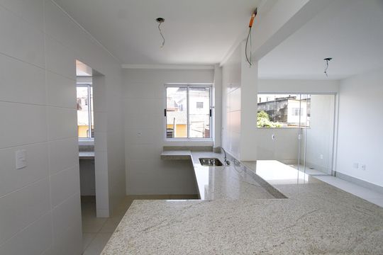 Cozinha de apartamento à venda com 3 quartos, 82m² em Padre Eustáquio, Belo Horizonte