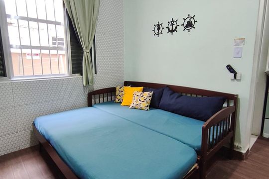 Sala/Quarto de apartamento para alugar com 1 quarto, 21m² em Cidade Ocian, Praia Grande