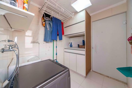 Área de Serviço de apartamento para alugar com 3 quartos, 125m² em Jardim Bela Vista, Santo André