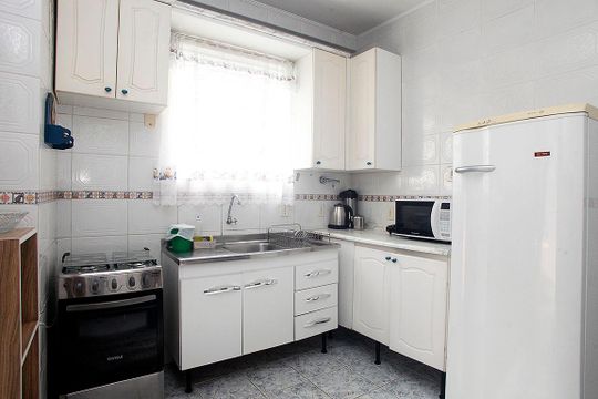 Cozinha de apartamento à venda com 3 quartos, 91m² em Cidade Baixa, Porto Alegre