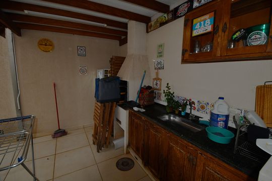 Varanda gourmet de casa de condomínio à venda com 3 quartos, 120m² em Bosque de Barão Geraldo, Campinas