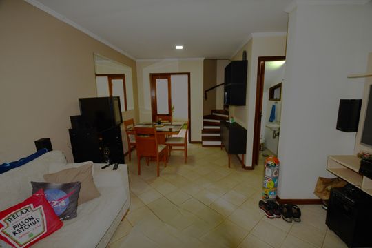 Sala de casa de condomínio à venda com 3 quartos, 120m² em Bosque de Barão Geraldo, Campinas
