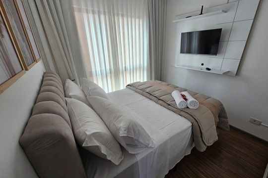 Quarto de apartamento à venda com 1 quarto, 43m² em Centro, Curitiba