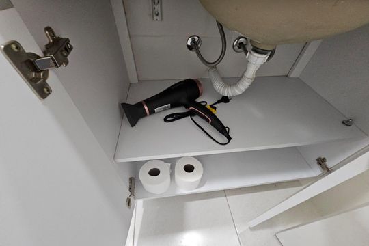 Cozinha de apartamento para alugar com 1 quarto, 43m² em Centro, Curitiba