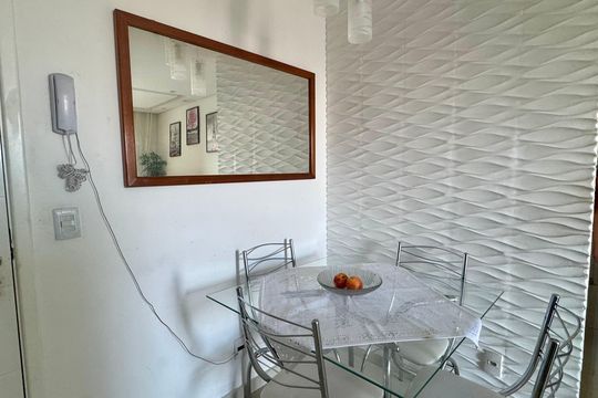 Sala de Jantar de apartamento à venda com 2 quartos, 47m² em Vila Itapegica, Guarulhos