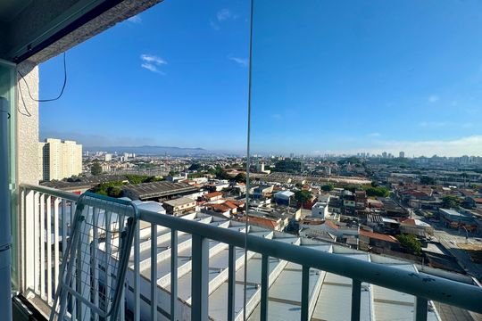 Vista da Sacada de apartamento à venda com 2 quartos, 47m² em Vila Itapegica, Guarulhos