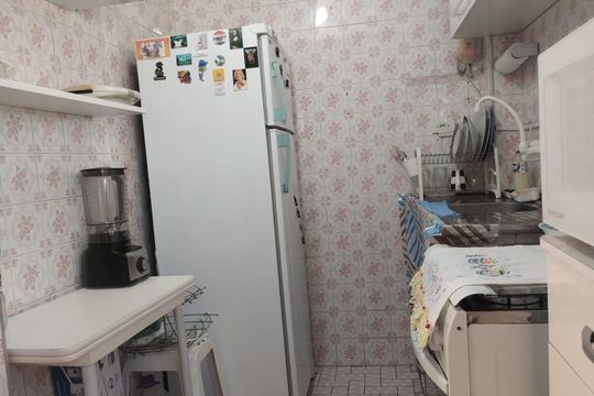 Cozinha de apartamento à venda com 1 quarto, 54m² em Bela Vista, São Paulo