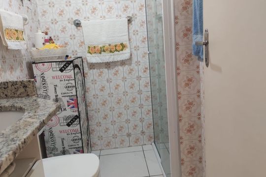 Banheiro de apartamento à venda com 1 quarto, 54m² em Bela Vista, São Paulo