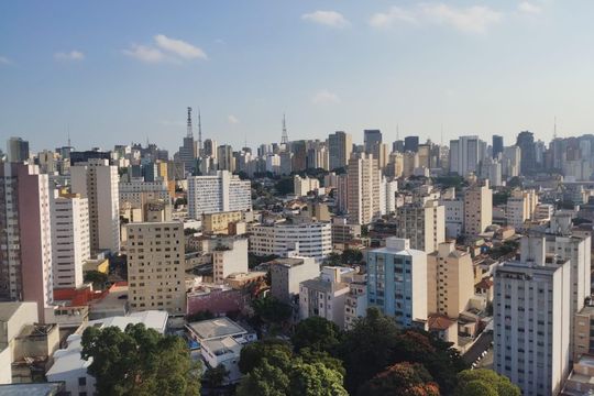Vista de apartamento à venda com 1 quarto, 54m² em Bela Vista, São Paulo