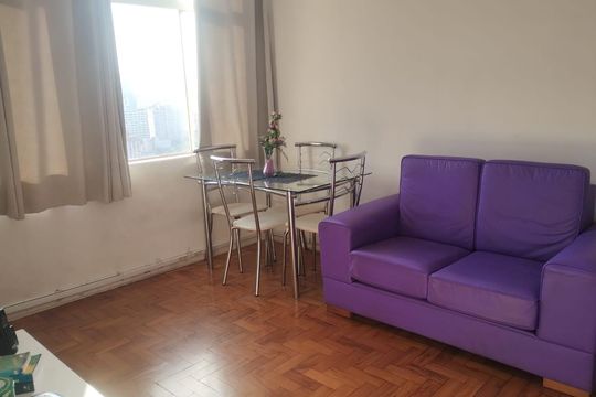 Sala de apartamento à venda com 1 quarto, 54m² em Bela Vista, São Paulo