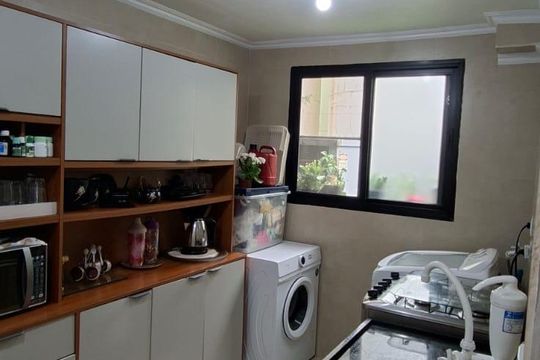 Cozinha de apartamento à venda com 2 quartos, 48m² em Santa Terezinha, São Bernardo do Campo