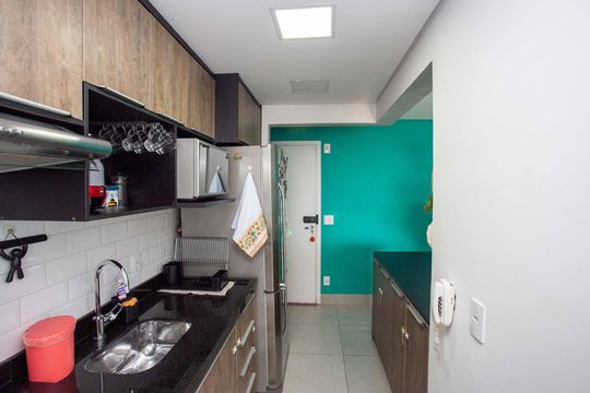 Cozinha de apartamento à venda com 2 quartos, 65m² em Centro, Diadema
