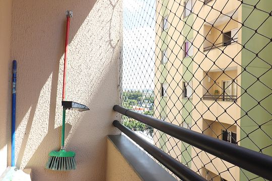 Sala Sacada  de apartamento à venda com 2 quartos, 59m² em Santa Terezinha, São Bernardo do Campo