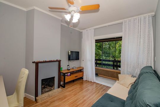 Sala de apartamento à venda com 2 quartos, 66m² em Cristo Redentor, Porto Alegre