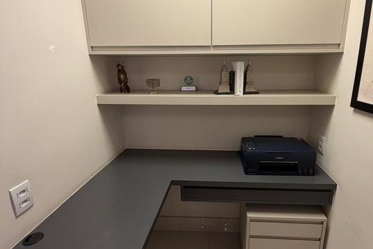 Escritório de apartamento à venda com 3 quartos, 131m² em Vila Maria Alta, São Paulo