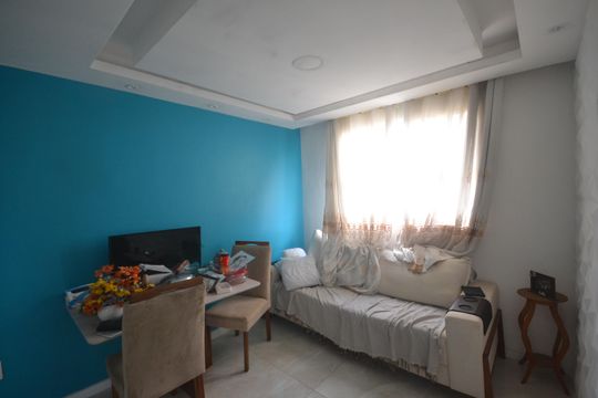 Sala de apartamento para alugar com 2 quartos, 48m² em Floresta, Nova Iguaçu