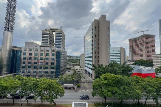 Vista de apartamento à venda com 1 quarto, 24m² em Vila Cordeiro, São Paulo