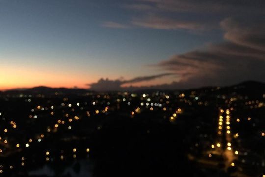 Vista da janela de apartamento à venda com 1 quarto, 62m² em Alphaville, Barueri