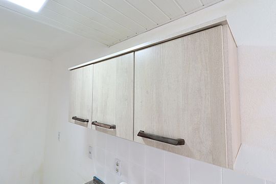 Cozinha - Armários de apartamento à venda com 2 quartos, 40m² em Rubem Berta, Porto Alegre