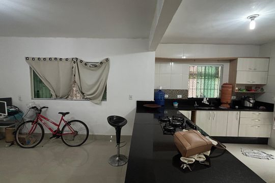 Sala de Jantar - Cozinha de casa para alugar com 2 quartos, 165m² em Parque Novo Oratório, Santo André