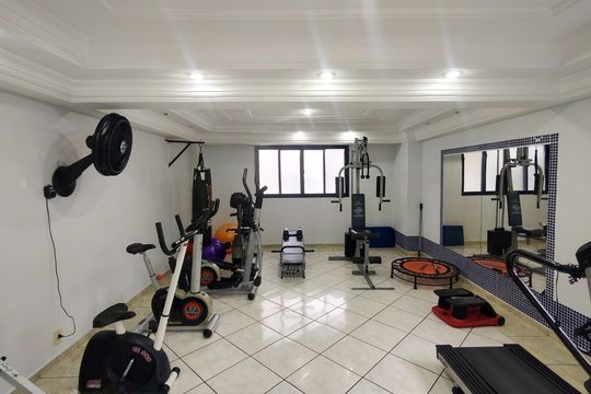 Área comum - Academia de apartamento para alugar com 3 quartos, 113m² em Guilhermina, Praia Grande