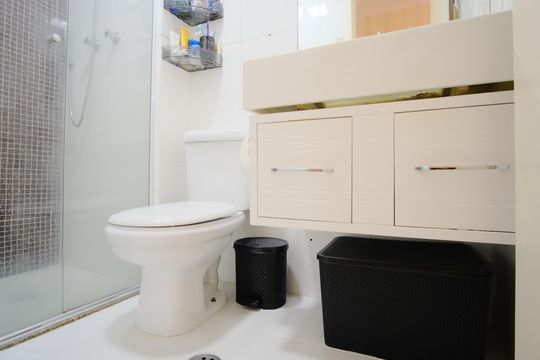 Banheiro Social de apartamento à venda com 2 quartos, 67m² em Tatuapé, São Paulo
