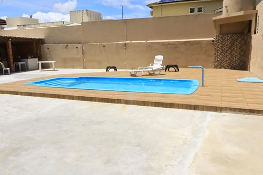 Área comum - Piscina de casa de condomínio para alugar com 2 quartos, 300m² em Praia do Flamengo, Salvador