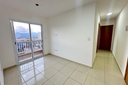 Sala de apartamento para alugar com 2 quartos, 45m² em Parque Sao Vicente, São Vicente