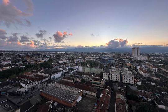 Vista do Quarto 1 de apartamento para alugar com 2 quartos, 45m² em Parque Sao Vicente, São Vicente