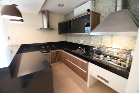 Varanda gourmet de casa de condomínio para alugar com 4 quartos, 420m² em Loteamento Alphaville Campinas, Campinas
